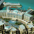 Super hotel abs material 3d miniature model uae